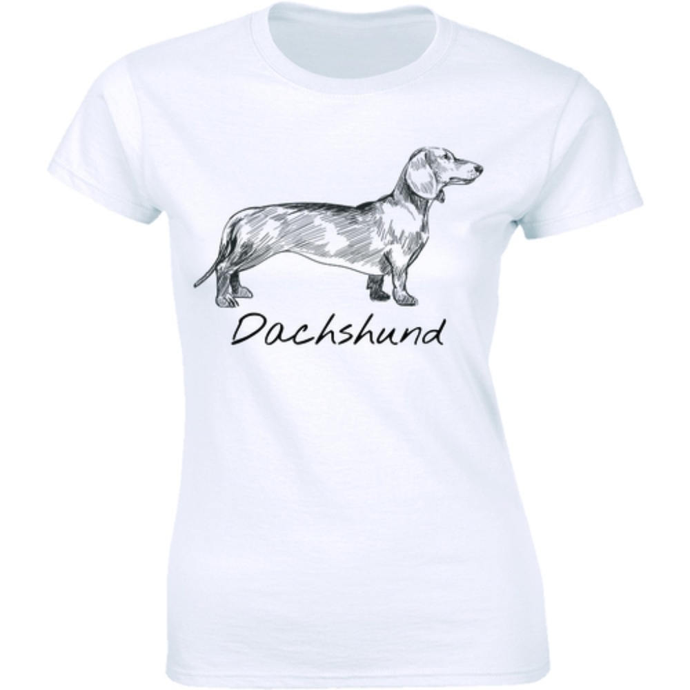Dachshund Vintage Retro Weiner Dog Doxen T-shirt